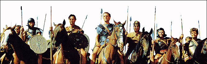  Hollywood’s Kirk Douglas stars in the epic 1960 movie Spartacus. The historical Spartacus, a gladiator, was the leader of a rebellion against Rome that began in 73