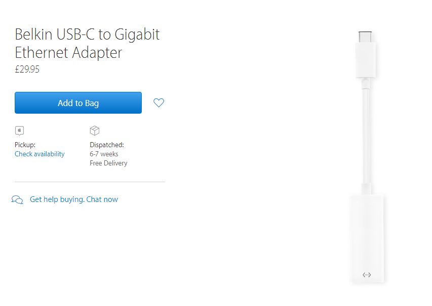  An adaptor to allow Apple fans to use their old gizmos with a new Macbook