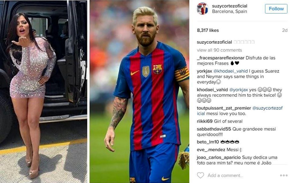  Miss BumBum Shares More Saucy Snaps For Messi