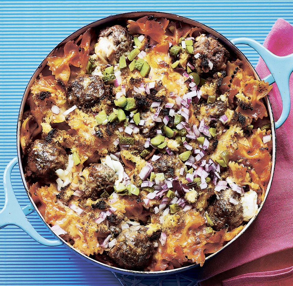  Move over, mac 'n' cheese - we want this tasty meatball pasta bake!