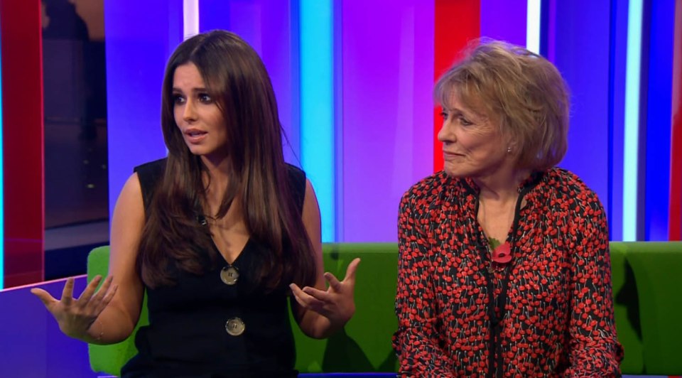  Cheryl appeared to speak about her role on BBC's The One Show