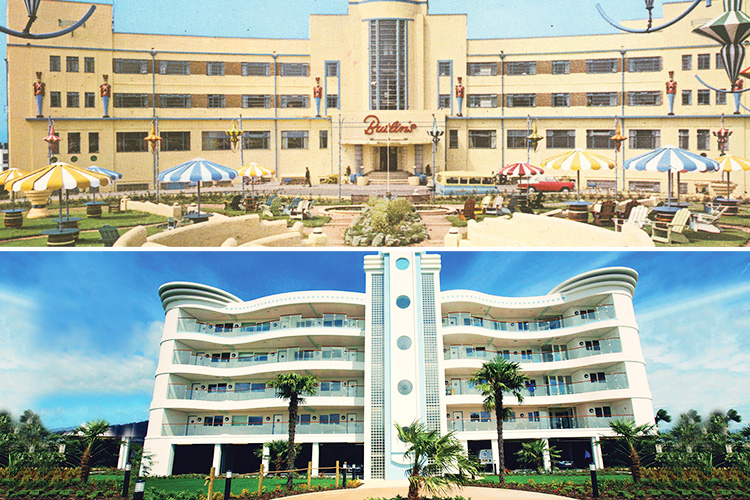  Spot the difference: the new generation of Butlin’s accommodation, such as the Blueskies apartments in Minehead, waves bye-de-bye to Hi-de-Hi