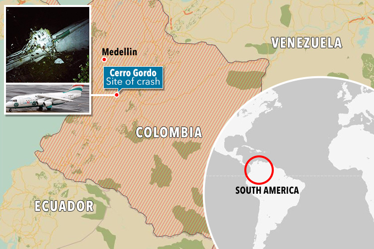  Players left Brazil and changed over to the doomed plane in Bolivia before heading to Colombia