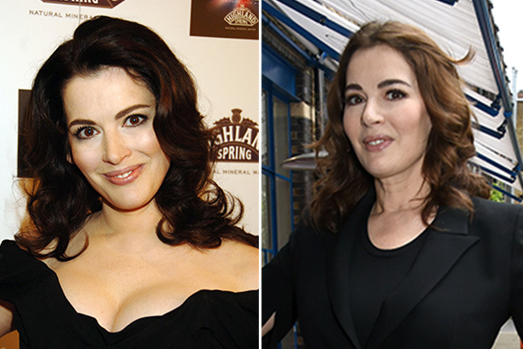  Nigella Lawson pictured left in 2006 and right in 2016