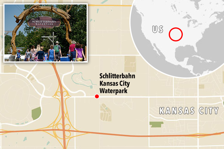  The Schlitterbahn water park is in Kansas City on the border between Kansas and Missouri