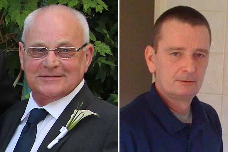  Donald Collett, 62, (left) and Philip Logan, 52, (right) died in the accident. A picture of Robert Huxley has not yet been released