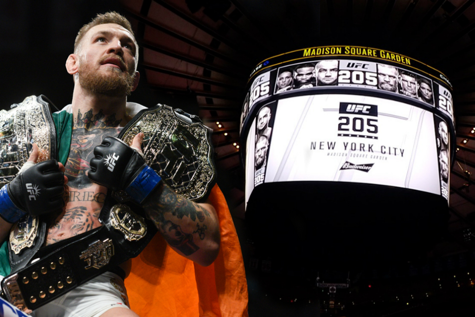  Conor McGregor made history at Madison Square Garden at UFC 205