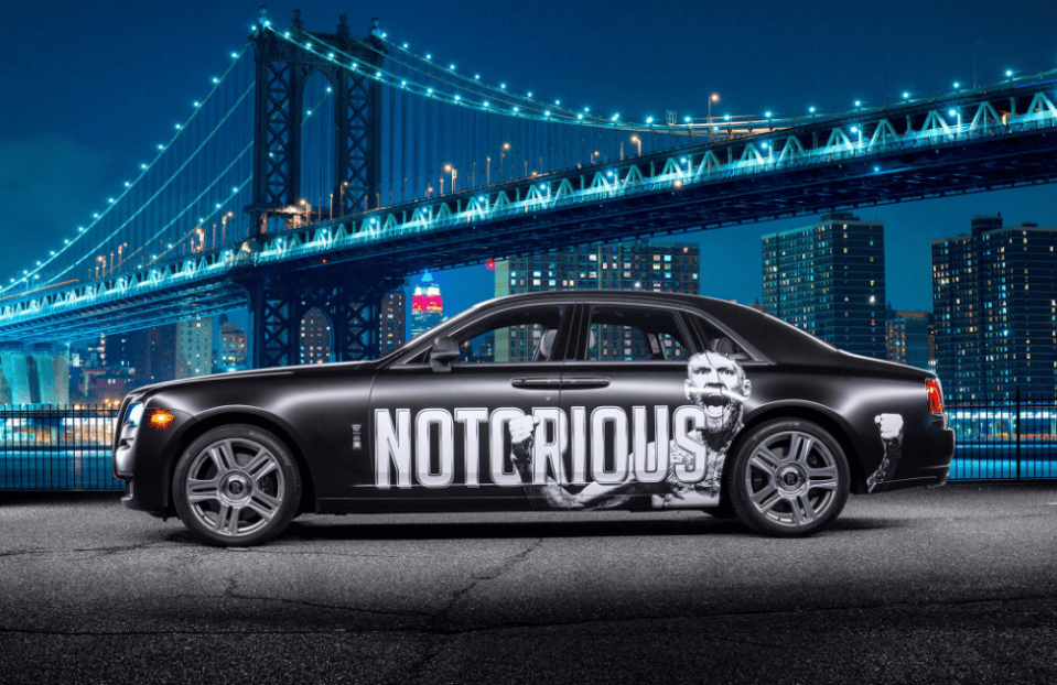  Conor McGregor will use this car while he is in New York