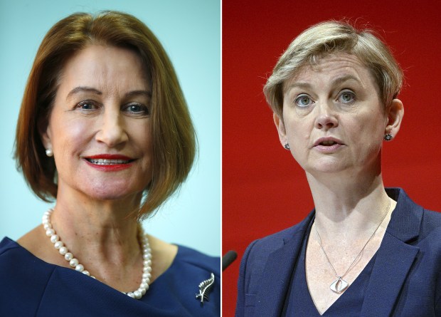 Dame Lowell Goddard and Yvette Cooper