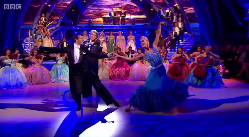  Professionals Brendan Cole and Natalie Lowe danced a Viennese Waltz to the '75 classic