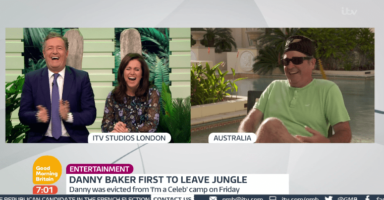  Danny was chatting to the ITV show from sun-soaked Australia