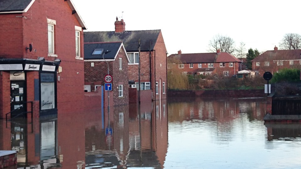  Lynne O'Connor's home in York flooded on Boxing Day last year