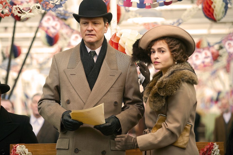  Colin Firth and Helena Bonham-Carter star in The King's Speech