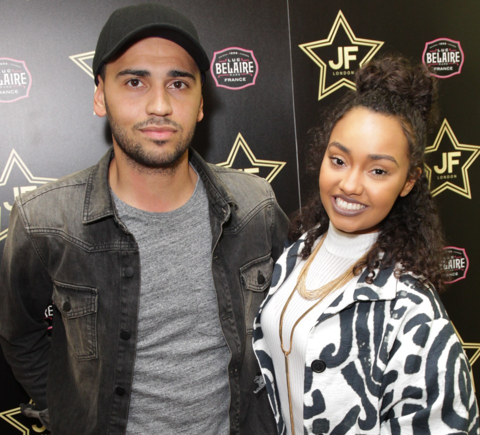  Leigh-Anne with her ex-boyfriend, footballer Jordan Kiffin: She says it was the easiest relationship she's had because he wasn't in the same industry