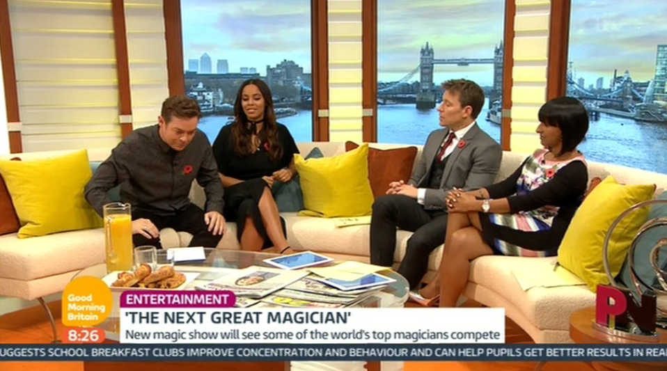 Ben Shephard made a bizarre joke about Amy Childs’ drinking habits live on Friday’s Good Morning Britain