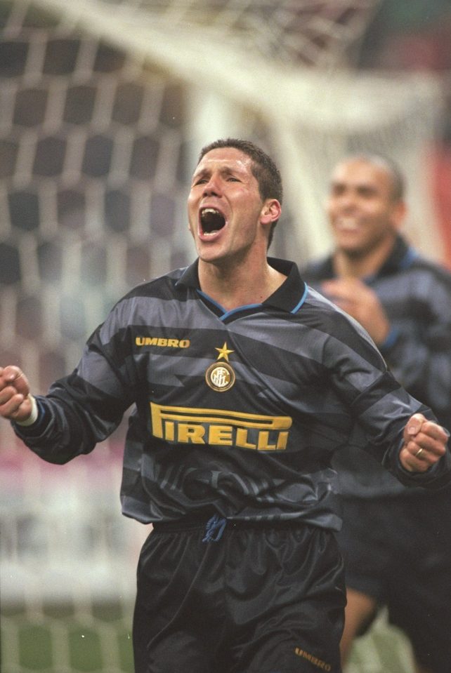  Diego Simeone spent two seasons at Inter Milan and would like to return as manager