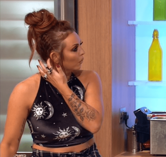  Little Mix's Jesy Nelson appeared without her engagement ring once again on Sunday Brunch - but viewers were more distracted by the fact she seemed drunk