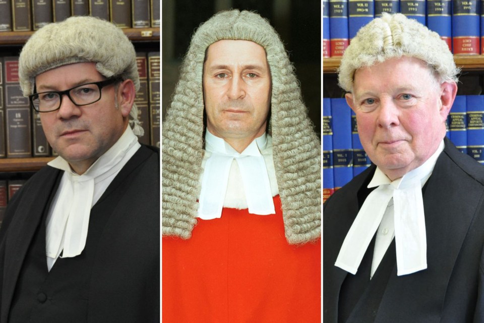  Judges (left to right): Lord Justice Sales, Sir Terence Etherton and Lord Thomas