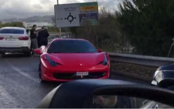  Left side of Neymar's car is destroyed after horror crash en route to airport