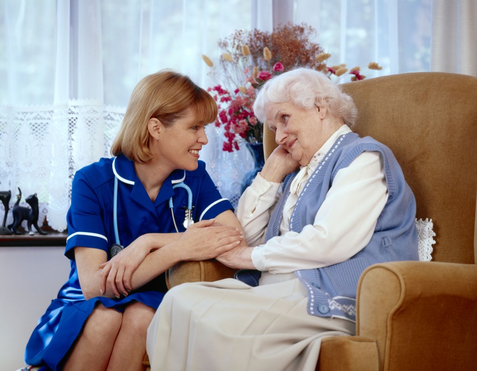  There are staff shortages in the UK's care homes