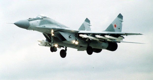 The Russian MiG-29 fighter jet reportedly came down after mechanical difficulties