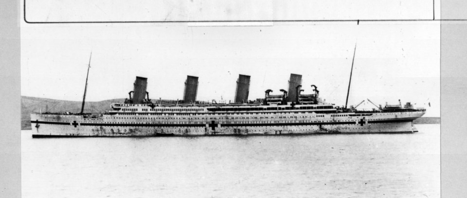 The Britannic, a vessel larger than her more famous sister ship the Titanic, sank in a mere 57 minutes