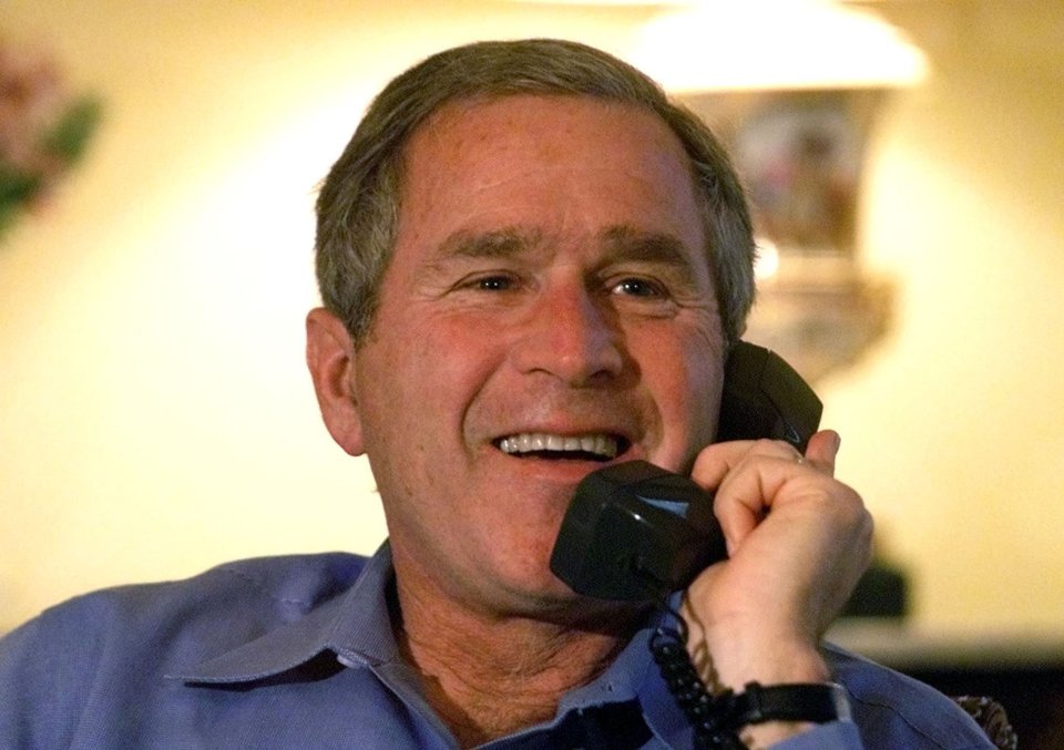  George W. Bush, pictured during the 2000 race, won one of the closest elections in American history when he was elected President