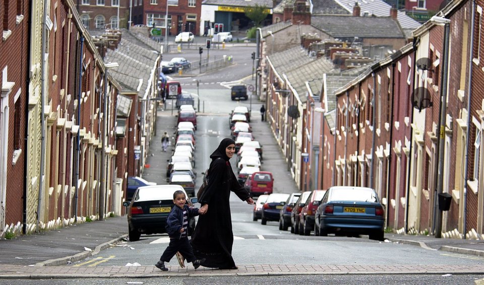  The bombshell report revealed that some areas of Blackburn are 95 per cent Asian