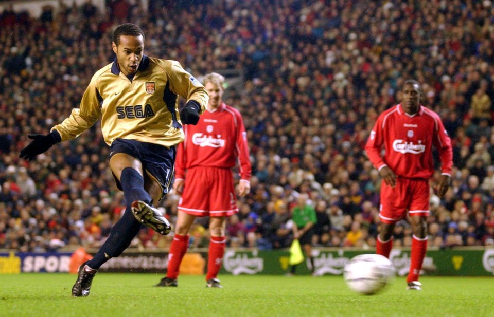  Thierry Henry became Arsenal's record goal scorer with a 175 strikes