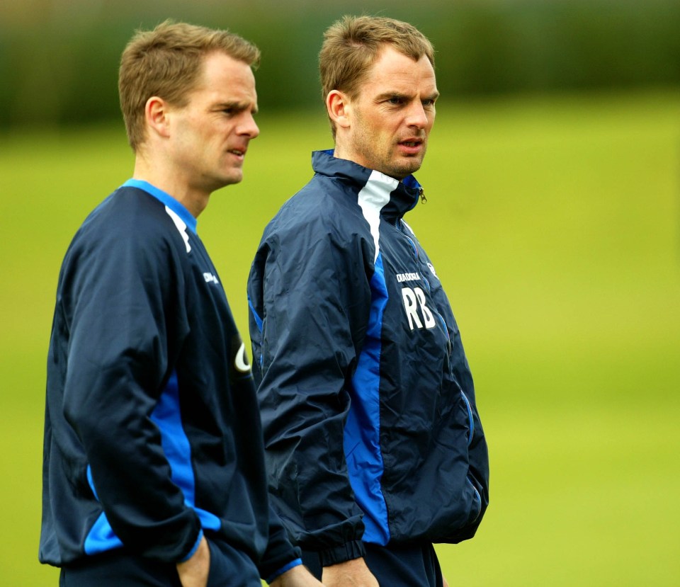  Frank and Ronald De Boer were also team-mates during a spell at Rangers