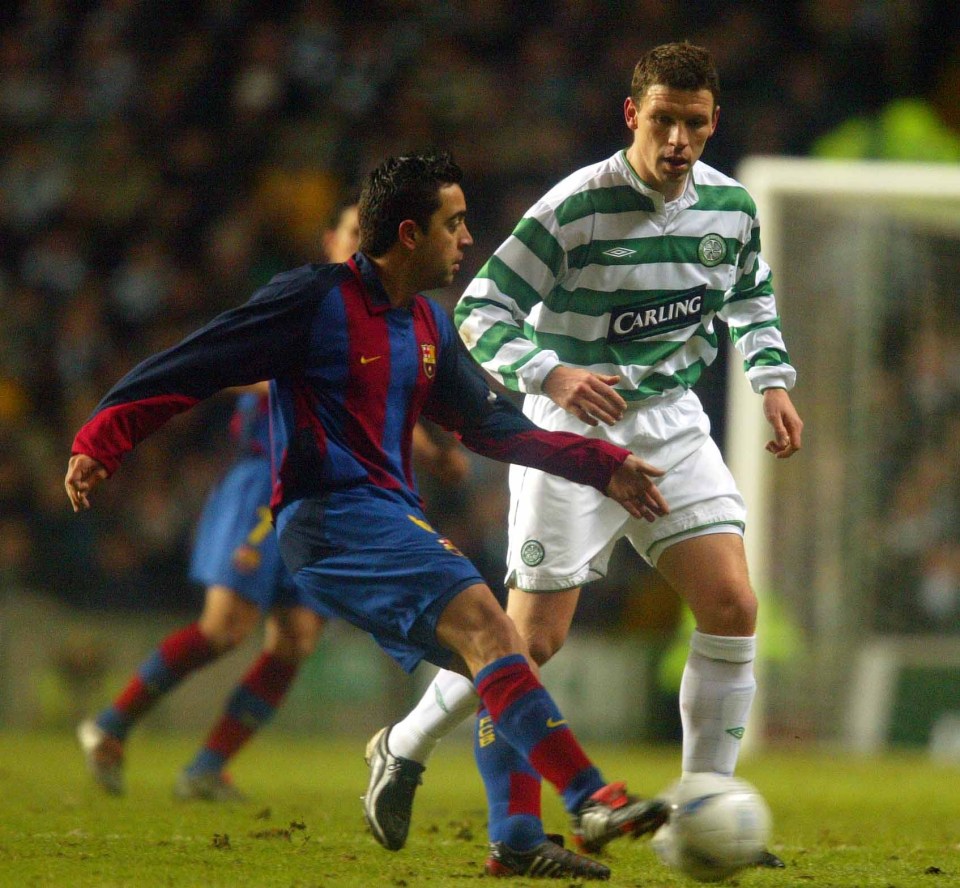  Xavi fell in love with Celtic after facing them in the Champions League with Barcelona