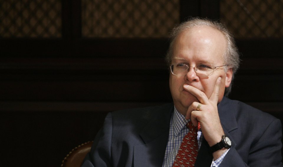  Republican strategist and fundraiser Karl Rove says Donald Trump won’t be able to work in the Oval Office of the White House for his first year as president