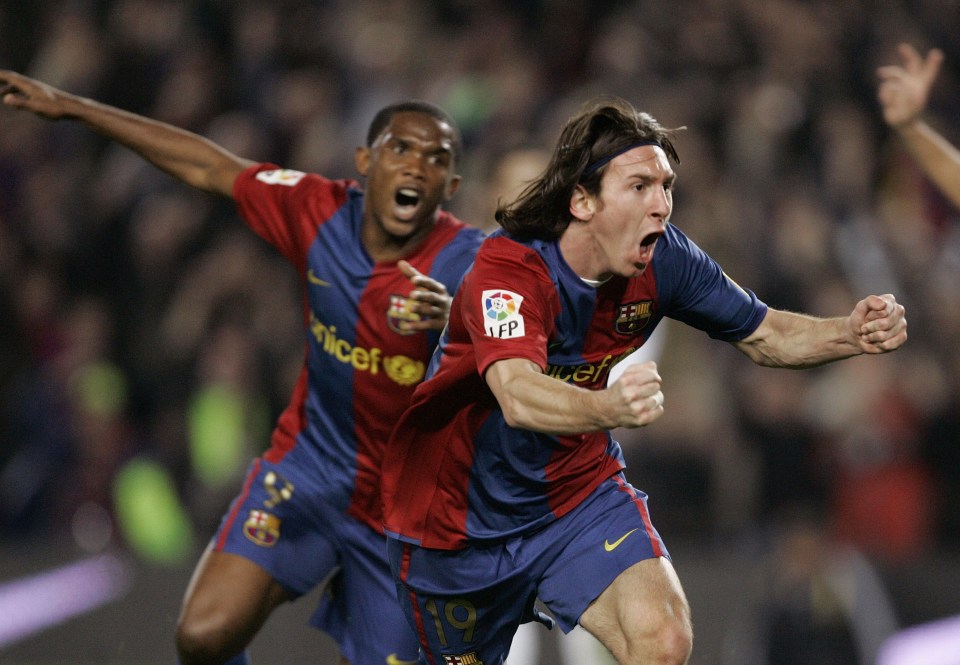  Messi's first goal for the club was believed to be against Albacete