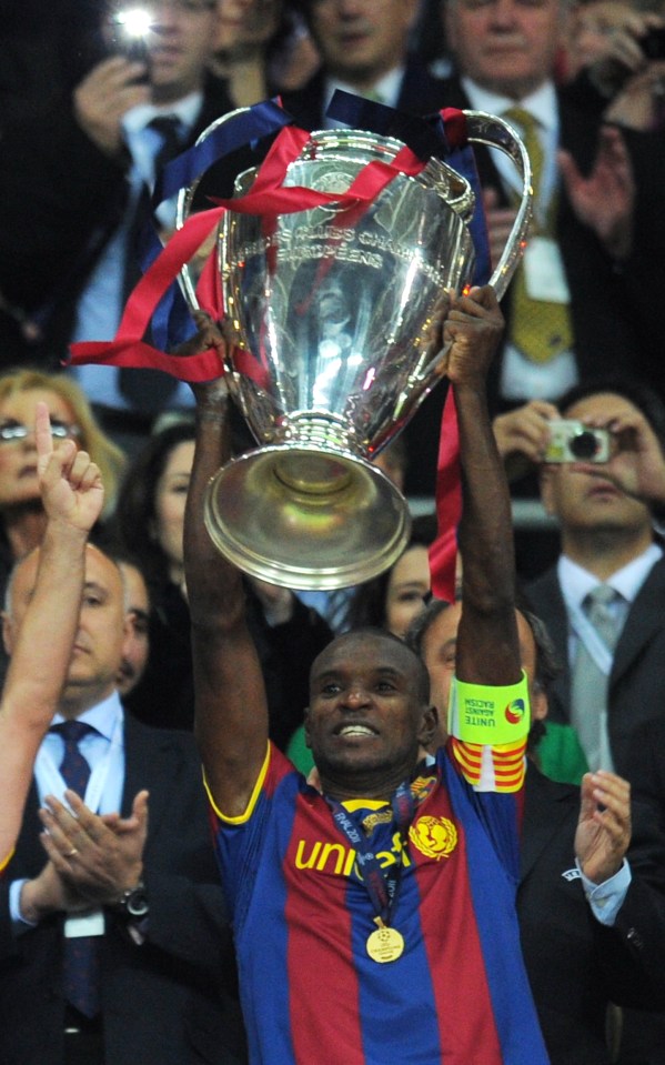  Eric Abidal lifted Champions League after 2011 final victory at Wembley