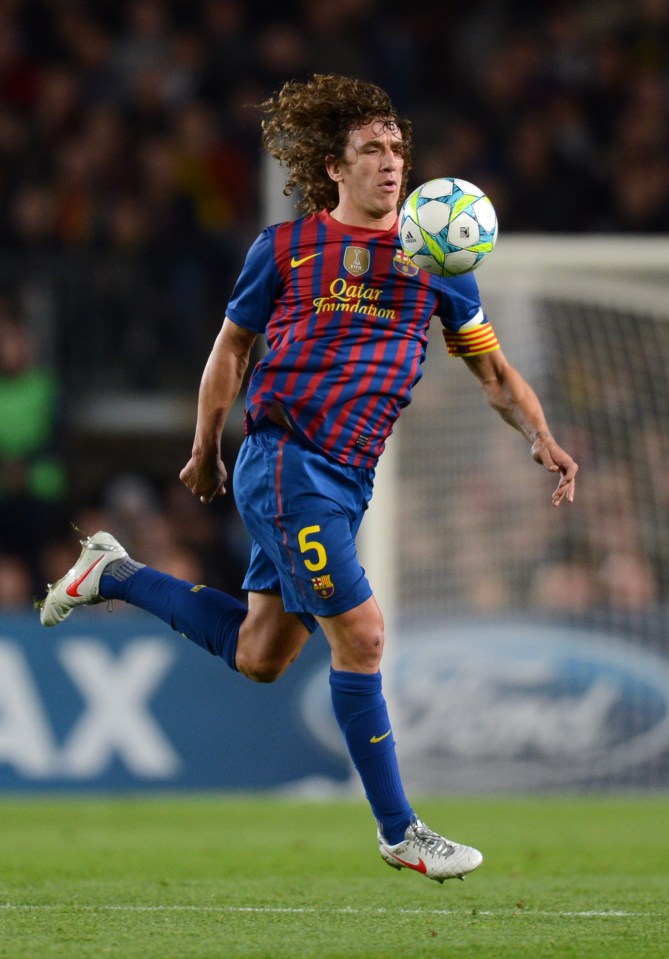  Carles Puyol was Pep Guardiola's reliable captain during spell at Barcelona