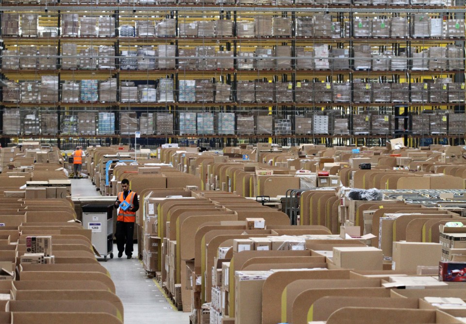 Amazon site in Rugeley, Staffordshire