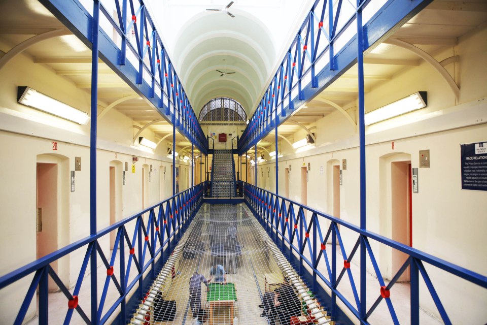  Aylesbury Prison in Buckinghamshire, home to some of the most dangerous young criminals in Britain