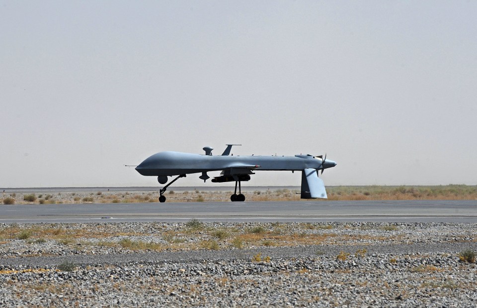 A drone was used to kill the terrorist