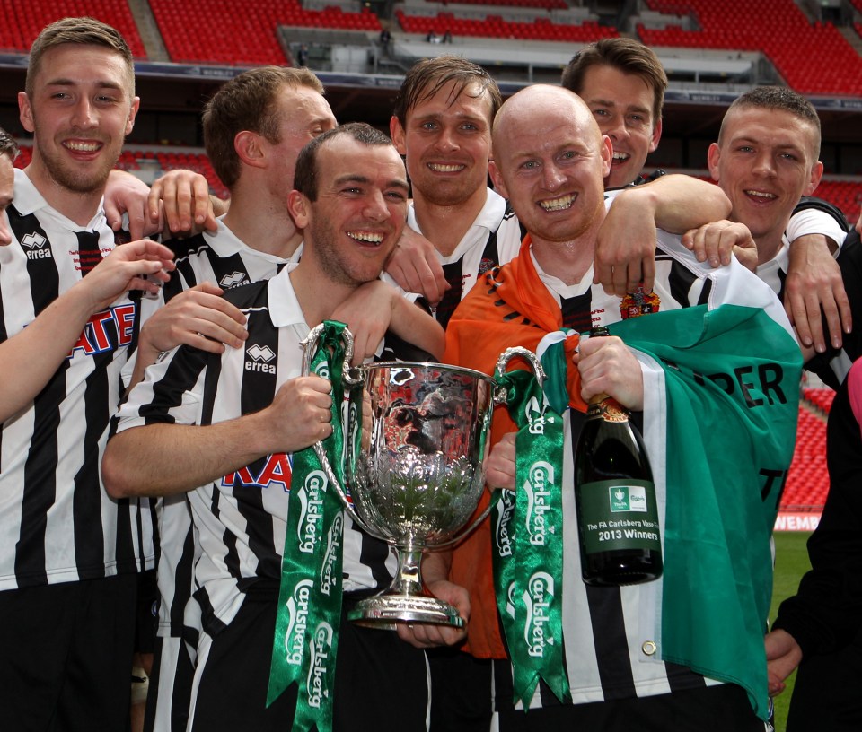  Spennymoor Town lifted the FA Vase in 2013