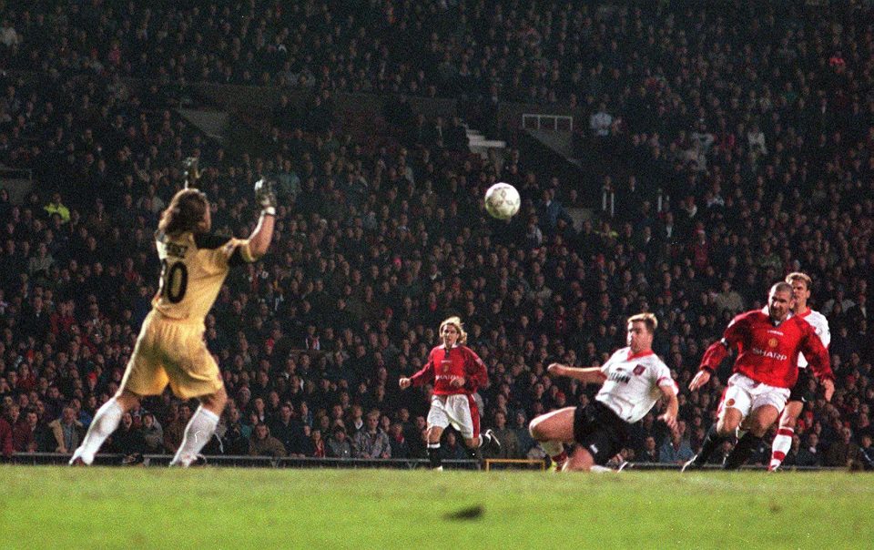  Eric Cantona scored a host of stunning goals during his career, but his deft chip in a 5-0 win over Sunderland in December 1996 is arguably the most famous