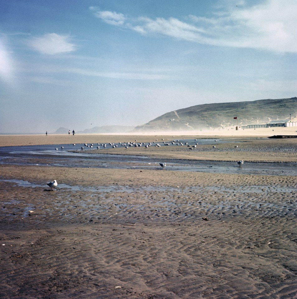  The beach at Perranporth where an attempt was made to kidnap a child earlier this year