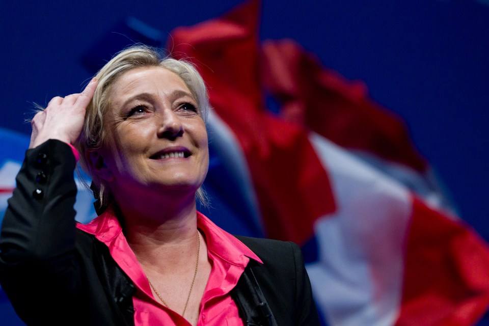  He warned of the growing popularity of National Front leader Marine Le Pen