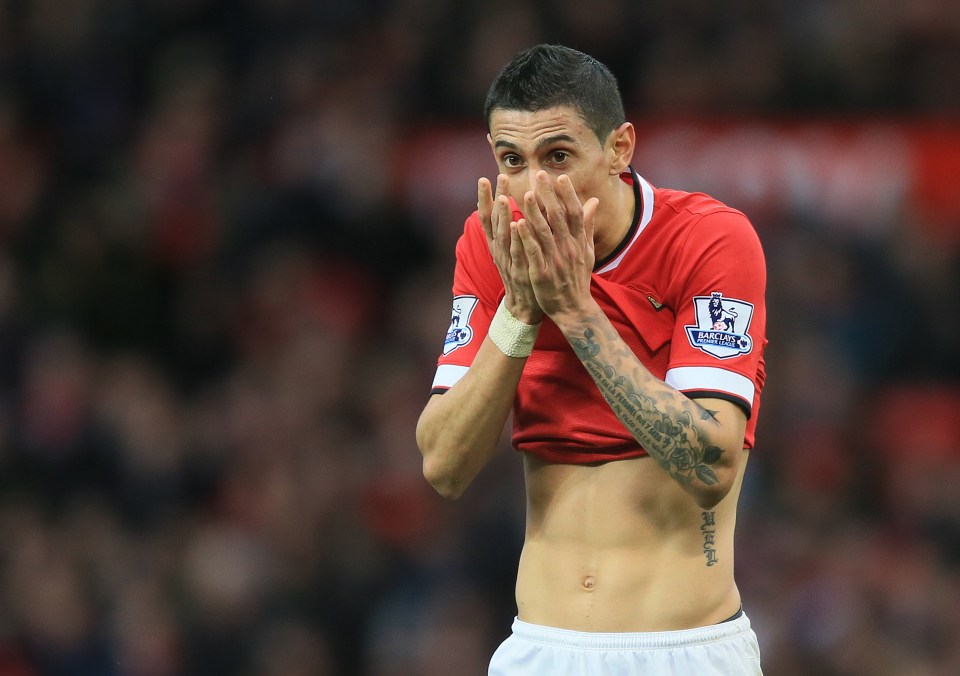  Angel Di Maria was forced to move to Manchester United despite Barcelona interest