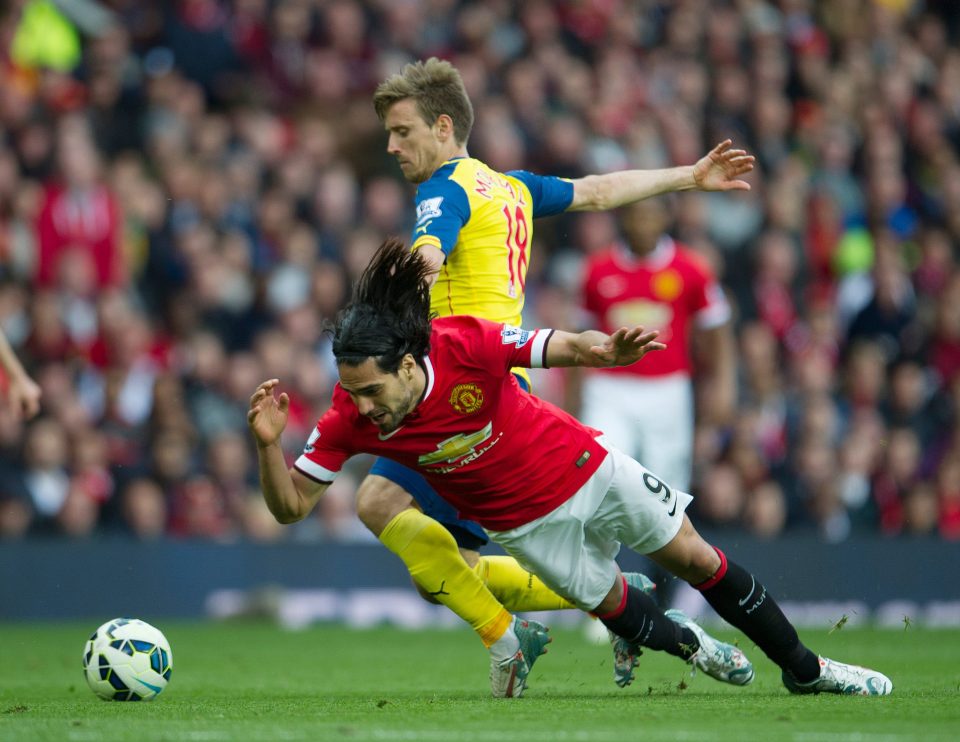  Radamel Falcao struggled to make any positive impact in Premier League