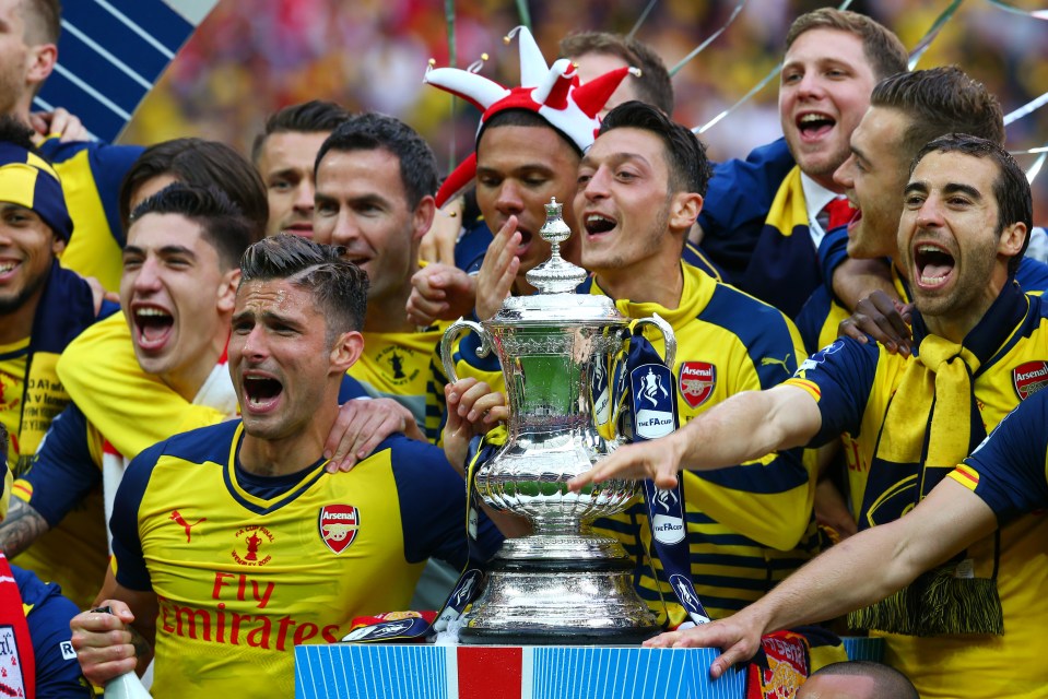 Arsenal's last trophy was the FA Cup