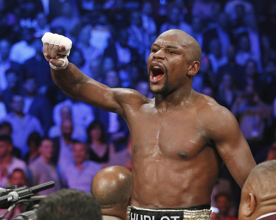  Floyd Mayweather defeated Pacquiao in an eagerly awaited bout last year