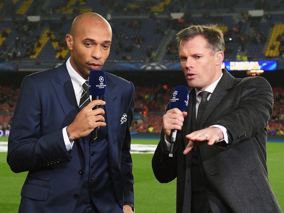  Gerrard's Liverpool team-mate Carragher has chosen to persue punditry