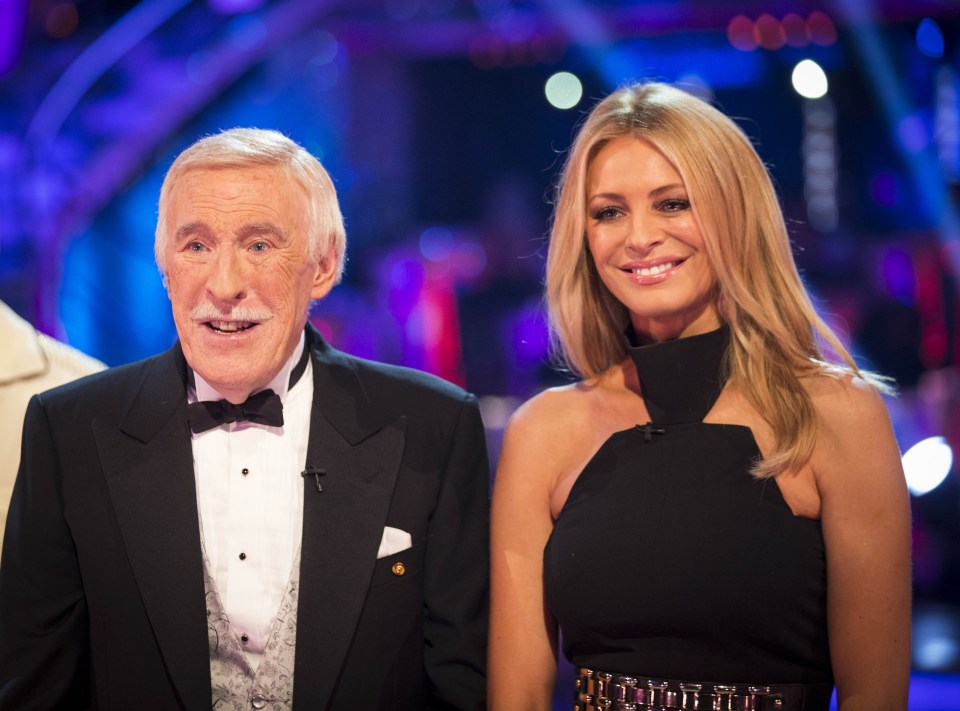  Bruce presented Strictly alongside Tess Daly before retiring