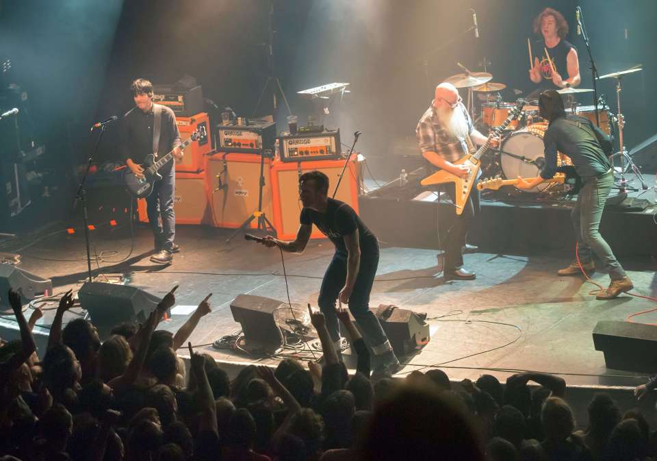 Eagles of Death Metal on stage at the Bataclan moments before the attackers burst in 