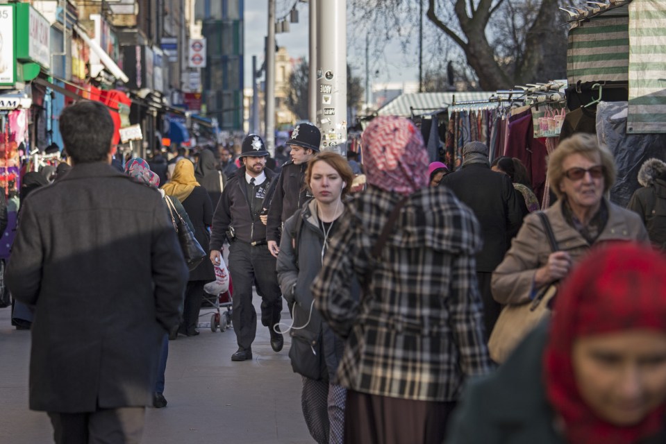  Report urges white British residents of urban areas such as Whitechapel East London, to remain where they are